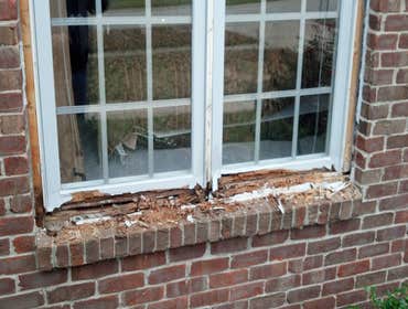 Wood Rot Restoration We replace rotten materials with extruded PVC material, which is rot proof and will eliminate future concerns. When repairing sas