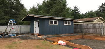 He shed