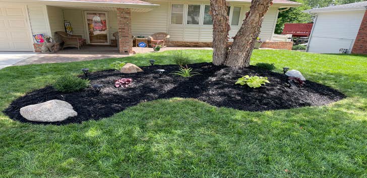Photos by Montenegro Landscaping LLC #1 Installation of a new landscape bed