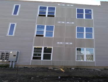 Panel and lap siding