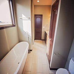 Bedroom and Bathroom