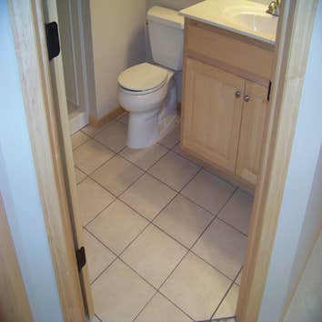 Finished Basement Finished a basement, framing, sheetrock, bathroom tile, bathroom vanity, ceiling tile, trim, doors and hardware.