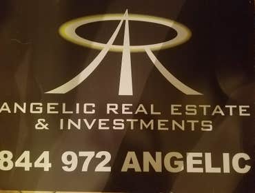 Angelic Real Estate black logo