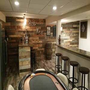 Basement bar