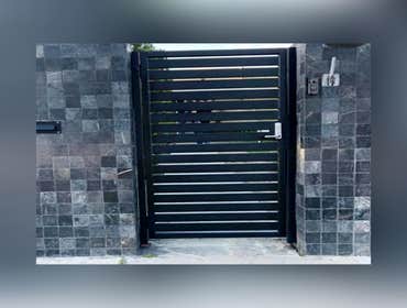 Black Pedestrian Walkthru Gate