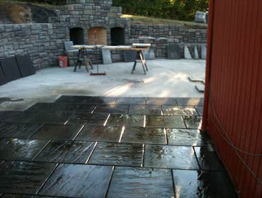 Gresham outdoor living space This is a large outdoor living space project designed and built by the company President Shawn Ladd