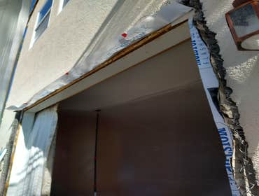proper water proofing for sliding door installation 001