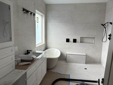 Photos by Gcam LLC #7 Bathroom build