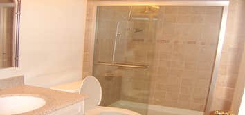Bathroom Remodeling This Bathroom was Demolish to the floor and Remodel to customers needs. This bathroom was custom flooring, shower system, shower d