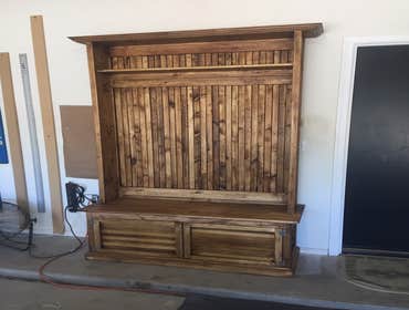 Our Work We take pride in our pieces, whether they are a barn door made of knotty alder wood, or a custom closet that will increase the value of your h