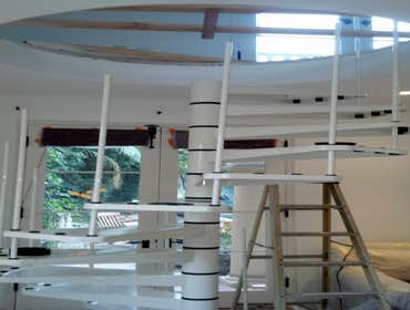 spiral stairs Installation of spiral stairs.