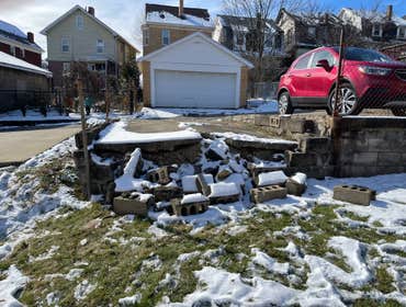 Concrete driveway demo and repair 3/28/23