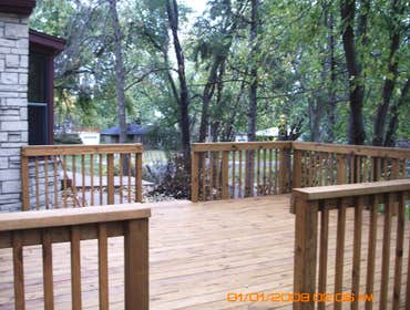 Golden Valley Decks These customers are now referred to as 'The King and Queen of Golden Valley' as they sit on their luxuriously large new decks. Bui