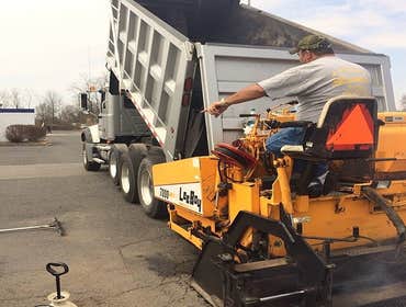 Resurfacing vw parking lot