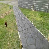 concrete and cinder block