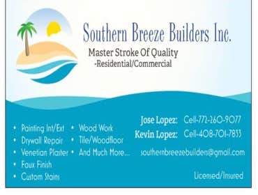 Photos by Southern Breeze Builders Inc #1 Remodeled home caught on fire. Was hired after GC didn’t complete work.