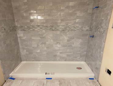 Tub-in shower