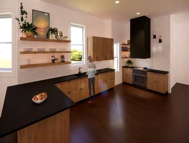 Grant Park Contemporary Kitchen