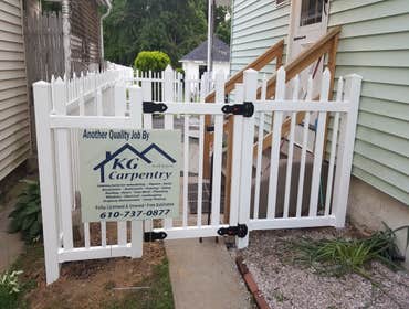 Photos by Kg Carpentry #6 Vinyl fencing