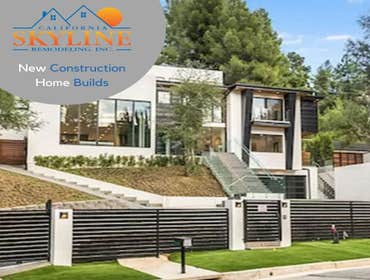 New Construction - Home Builders Our biggest project, a completely new build for one of our past customers' friends and it looks better than we imagine