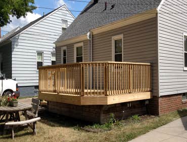Decks and wheel chair ramps