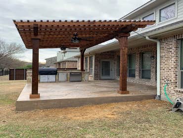 Fence and Pergola