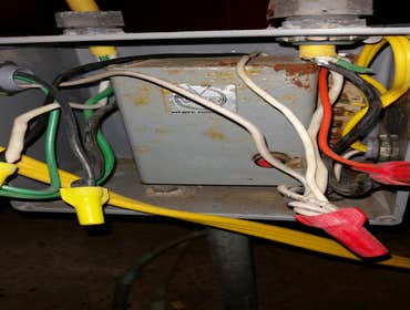 Junction box w/ transformer