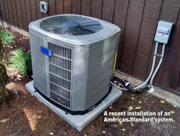 American Standard installation