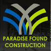 Paradise Found Construction logo