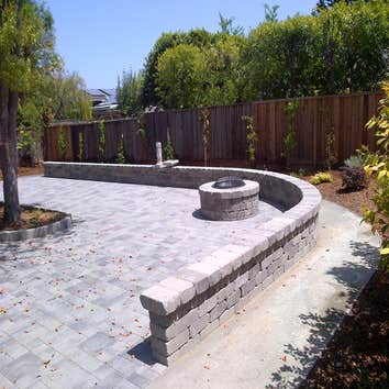 Paver Wall