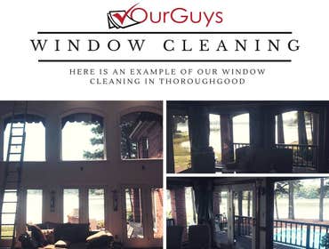 Window Cleaning (Commercial and Residential) We do residential and commercial window cleaning. Prices vary of course.