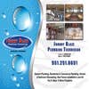 Johnny Blaze Plumbing Technician logo