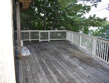 Deck Painting Prep surfaces for Painting
Power wash all surfaces
Paint Flooring and Railings