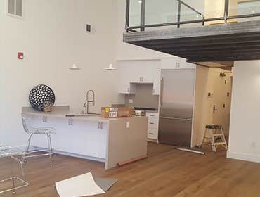 Kitchen and Mezzanine