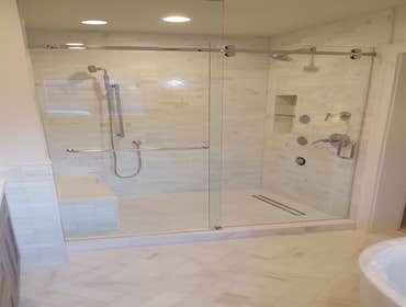 New shower