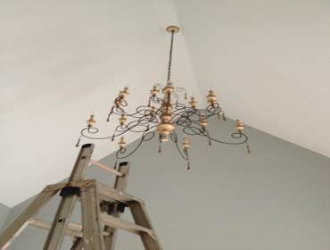 Project photos from Bass Electrical Services Electrical work on a new construction house.