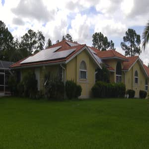 Sun Commercial Solar / Fronius Brand String Inverter This is a 7kw system. Jim tells me his electric bill is $14. now.