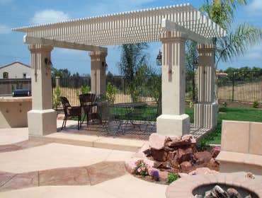Aluminum arbor