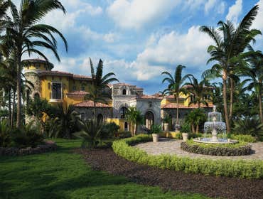 Cayman Islands The Grand Cayman custom luxury home is a gorgeous estate with custom arches, incredible detailing, and a beautiful landscape. This custo