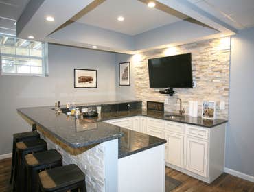 Custom Finished Basement