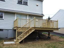 FLOOR ADDITION INTERIOR OF SECOND FLOOR ADDITION IN LINCOLN PARK NJ COMPLETED. MASTER BEDROOM, GUEST BEDROOM, TWO BATHROOMS, AND LARGE WALK IN CLOSET