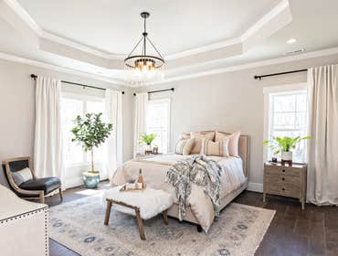 The Randolph Model Home Primary Bedroom