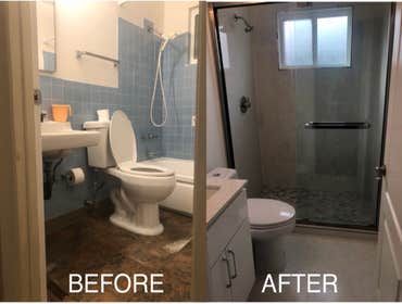 Bathroom Remodel(Before & After)