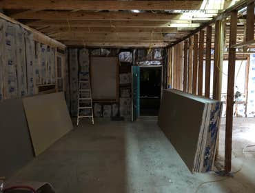 Home Insulated and Stocked with Drywall, Ready to Hang