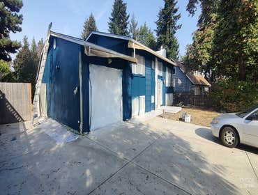 Saul's Quality Painting LLC Project #1 Initially Just a repainting of the home, later the client asked to add the painting of the deck to the job agree
