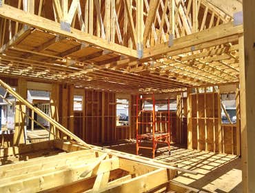 Photo(s) from Score Construction Services LLC This was a new house out in Concord NH, approximately 2,500 sq foot home. 8,500 sq ' of drywall.