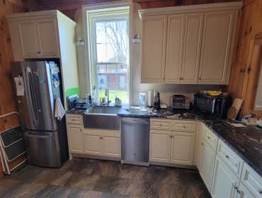 1800 Civil War Home Remodel In this 1800s Civil War Home we updated the kitchen by including: New countertops/ countertop extension, cabinets, backspla