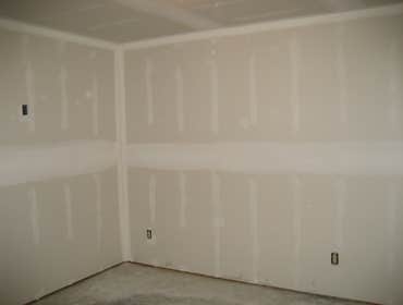 Project photos from Mueller Drywall & Construction These were pictures of a Customers Finished Basement.Was a Log Cabin Home, 75 pieces of 4x12 drywall