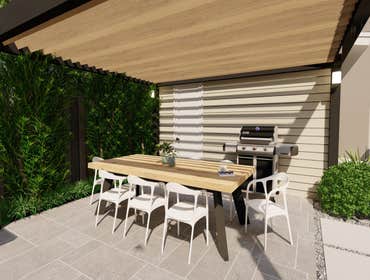 Backyard 3D Rendering