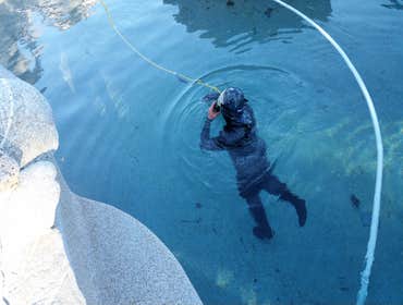 Don't drain, dive to fix it.